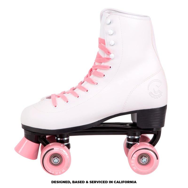 C SEVEN C7skates Quad Roller Skates | Retro Design (Candy Pink, Women's 8 / Men's 7) - Image 3